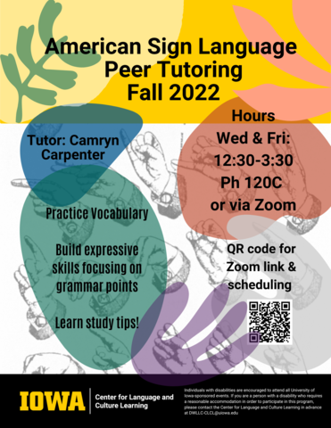 peer tutoring flyer